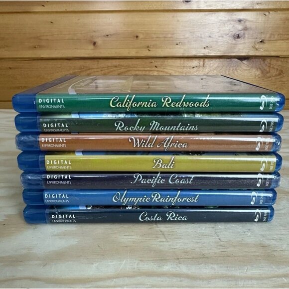 Lot Of 7 Earthscapes Blu-ray Digital Environments Pacific Coast - California - Picture 1 of 3